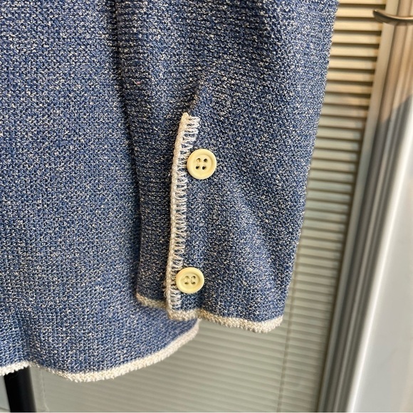 Vintage 70s Disco Era Blue
Polyester Leisure Suit, Goldworm size 8 - Picture 6 of 8